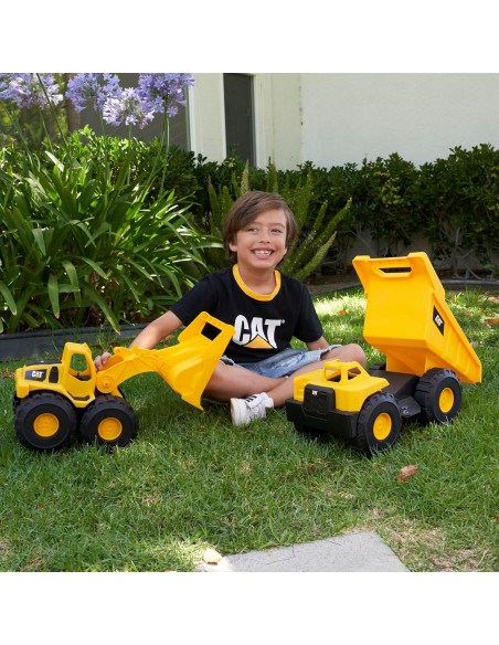 Juguetes de Construcción CAT Volquete y Cargador 38 cm