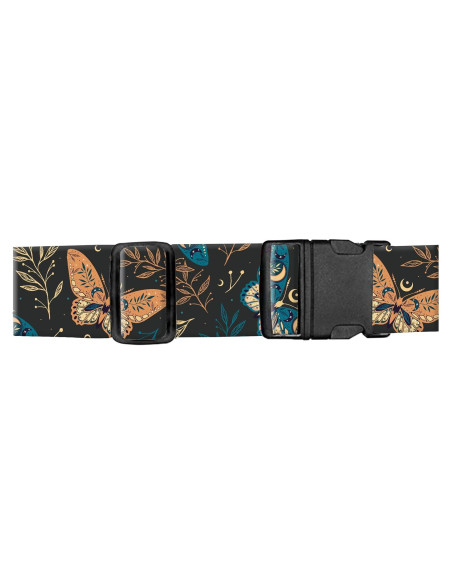Correas de Equipaje Ajustables ASJHFDIR Mariposa Boho 1 Unidad