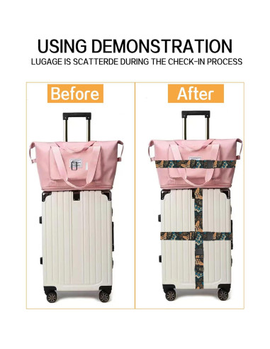 Correas de Equipaje Ajustables ASJHFDIR Mariposa Boho 1 Unidad