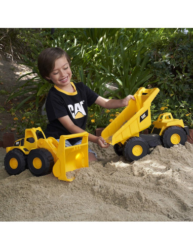 Juguetes de Construcción CAT Volquete y Cargador 38 cm