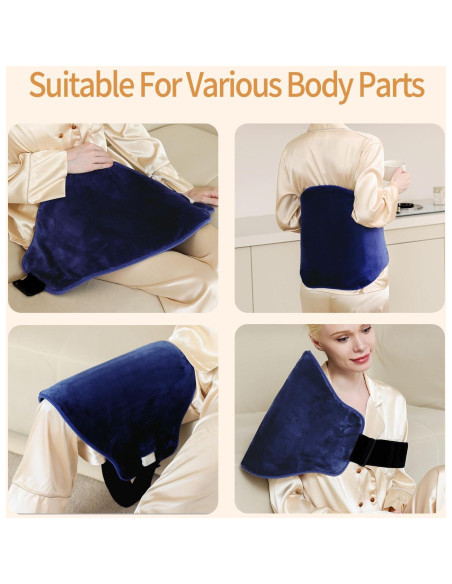 Almohadilla Térmica Eléctrica Myiosus 61x38 cm, 4 Calores