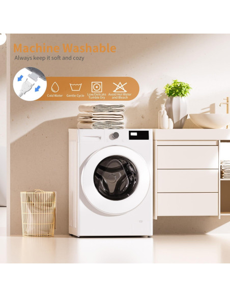 Almohadilla Térmica Eléctrica Myiosus 61x38 cm, 4 Calores