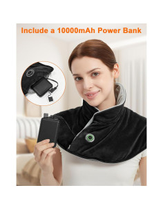 Almohadilla Térmica Portátil FERNIDA para Cuello y Espalda Negra 2