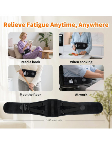 Almohadilla Térmica Inalámbrica Torktak con Masajeador 110x20cm