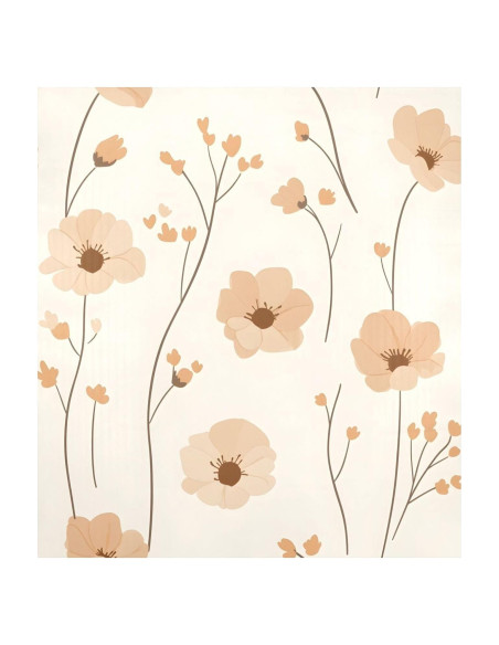 Cubierta Magnética para Lavavajillas GUIJI Flor Beige 58x66cm