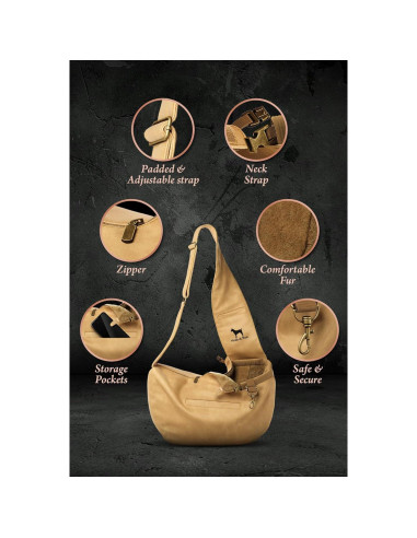 Transportín de Perro Noah & Paw para Mascotas 1.4-4.5kg