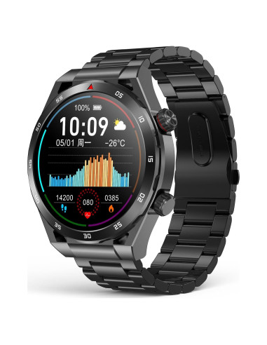 Reloj Inteligente EarlySincere T80 para Hombres - Monitoreo Salud