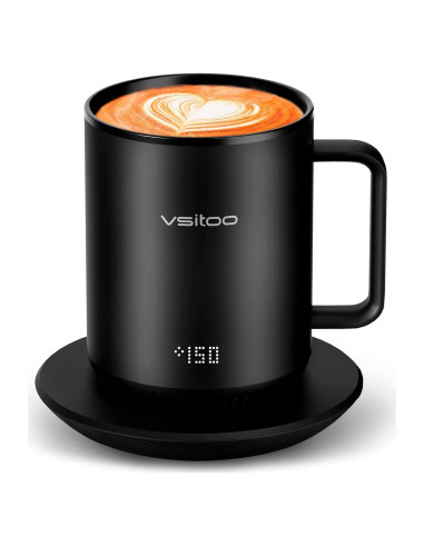 Taza Inteligente Vsitoo S3 10 oz Autocalentable Negra