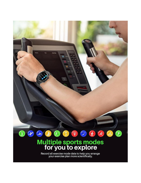 Reloj Inteligente EarlySincere T80 para Hombres - Monitoreo Salud Reloj Inteligente EarlySincere T80 para Hombres - Monitoreo Salud