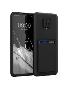 Funda TPU kwmobile para Xiaomi Redmi Note 9S/9 Pro - Negro Mate