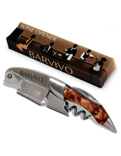 Abrebotellas de Vino Barvivo Doble Bisagra Acero Inoxidable