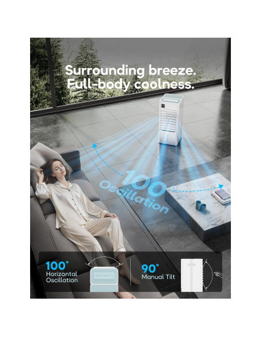 Acondicionador de Aire Portátil AEROZY BUMAI2388 3 en 1 65W