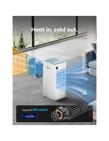 Acondicionador de Aire Portátil AEROZY BUMAI2388 3 en 1 65W