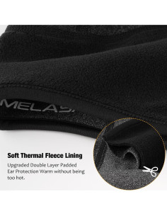 Gorro Térmico MELASA para Ciclismo Invierno con Forro Polar 2