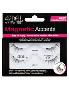 Pestañas Magnéticas Ardell 001 - 2 Pares, Reutilizables