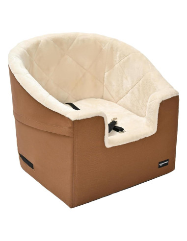 Asiento Elevador para Mascotas Amazon Basics Beige 45.72x45.72cm