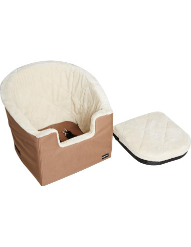 Asiento Elevador para Mascotas Amazon Basics Beige 45.72x45.72cm