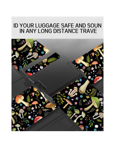 Correas de Equipaje Ajustables ASJHFDIR Hongo Boho 1 Unidad