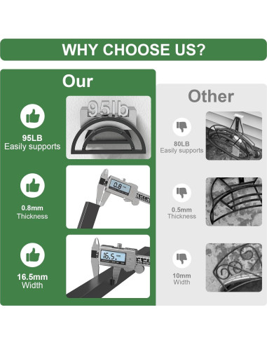 Soporte para Manguera OLV Montado en Pared 38.1m Metal Resistente