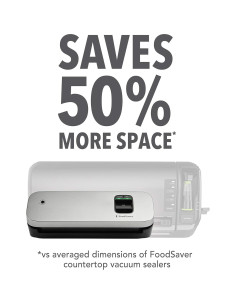 Selladora al Vacío FoodSaver 31161366 Compacta Plata 220V 2