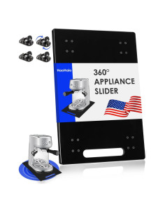 Deslizador de electrodomésticos HaoHaio 36 x 24 cm Negro