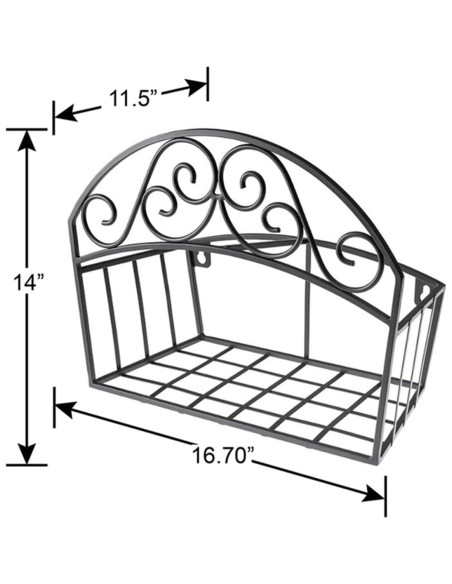Soporte Decorativo para Manguera Liberty Garden 241 Negro 38.1m