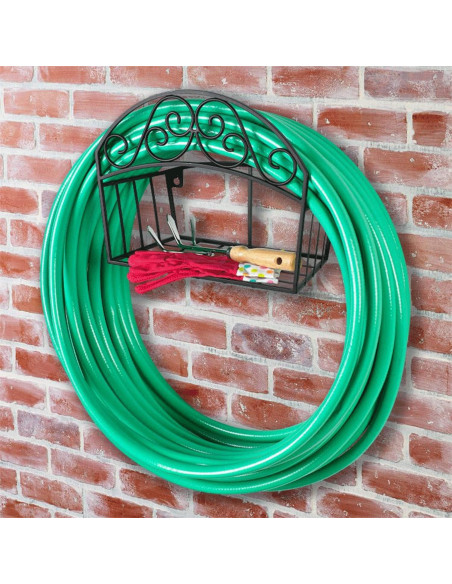 Soporte Decorativo para Manguera Liberty Garden 241 Negro 38.1m