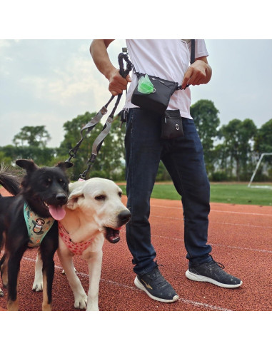 Conjunto Arnés y Correa Ajustable Coowone para Perro Mediano