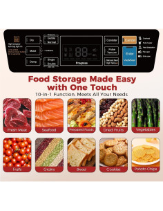 Máquina Selladora al Vacío ROUUO SV-628 Automática 230W 2
