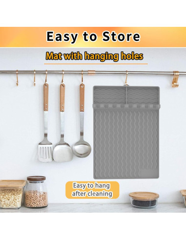 Alfombrilla de Silicona para Parrilla Blackstone 40.6x29.2cm