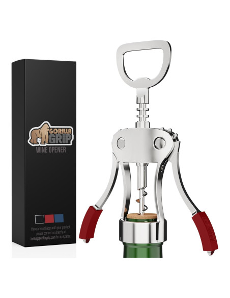 Sacacorchos Ergonómico GORILLA GRIP Rojo Multifuncional Sacacorchos Ergonómico GORILLA GRIP Rojo Multifuncional