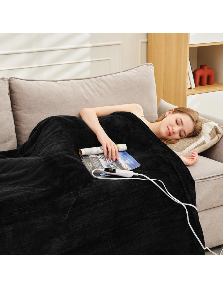 Manta Eléctrica BENFOX 50x60 cm Suave con 6 Niveles de Calor