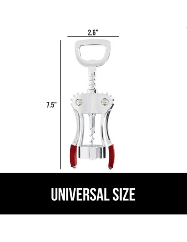 Sacacorchos Ergonómico GORILLA GRIP Rojo Multifuncional