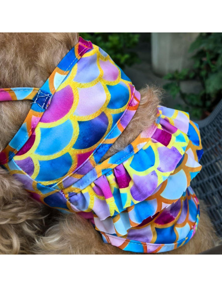 Bikini para Perros IMDOUBLEDOU Sirena Pequeño Extra Ropa Verano