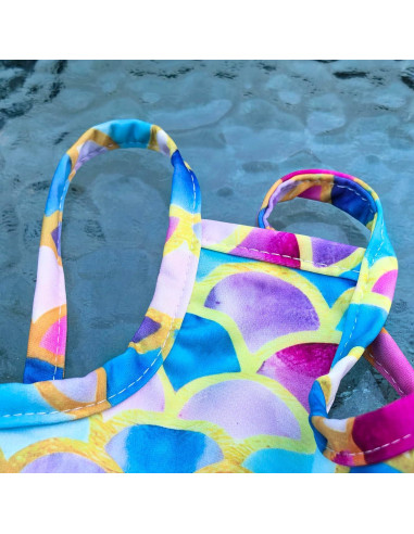 Bikini para Perros IMDOUBLEDOU Sirena Pequeño Extra Ropa Verano