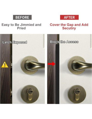 Protector de Seguridad para Puerta MOSECYOU 17.78 cm Acero Inoxidable