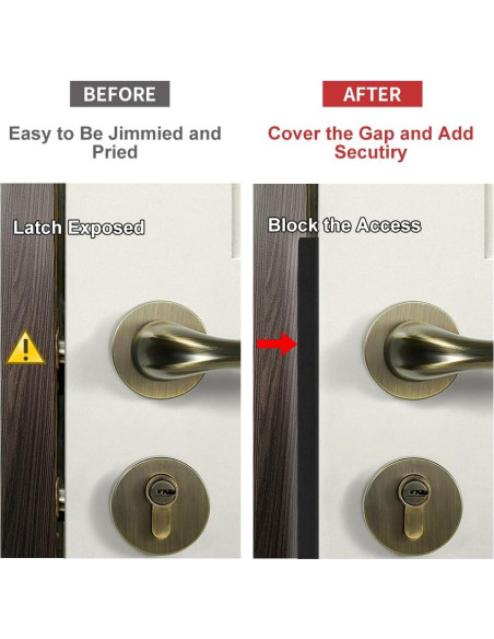 Protector de Seguridad para Puerta MOSECYOU 17.78 cm Acero Inoxidable