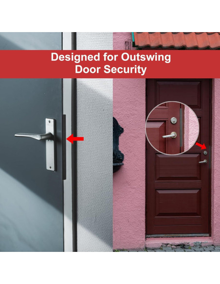 Protector de Seguridad para Puerta MOSECYOU 17.78 cm Acero Inoxidable