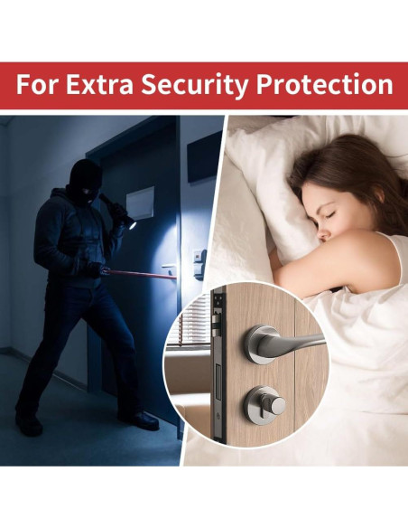 Protector de Seguridad para Puerta MOSECYOU 17.78 cm Acero Inoxidable