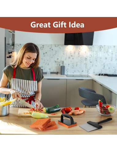 Kit de Limpieza de Parrilla WYZJC 18 Piezas Acero Inoxidable