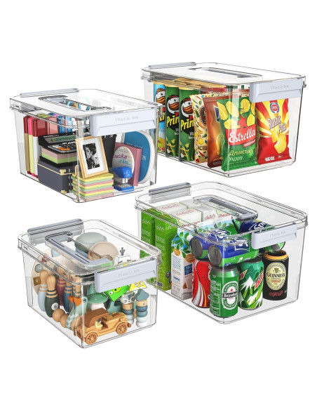 Contenedores de Almacenamiento Plástico MAGDESIGNER 4.5QT y 8.5QT