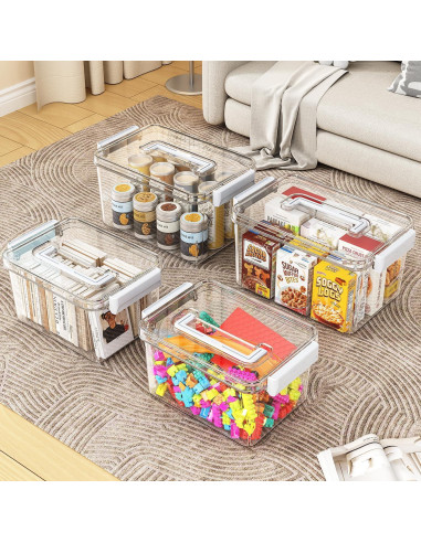 Contenedores de Almacenamiento Plástico MAGDESIGNER 4.5QT y 8.5QT