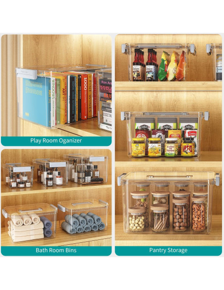 Contenedores de Almacenamiento Plástico MAGDESIGNER 4.5QT y 8.5QT