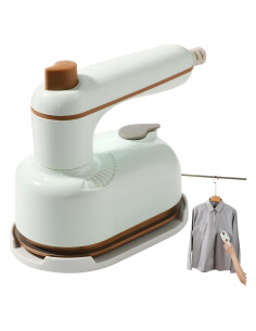 Plancha de Vapor Portátil Saker 2-en-1 Verde, 50ml