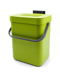 Cesto de Desechos de Cocina Comtar 3L Verde con Ganchos