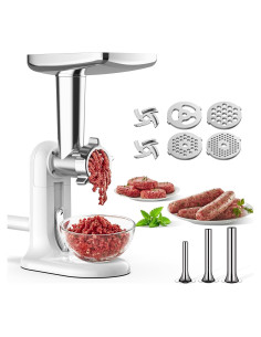 Picadora de Carne Manual COFUN 1705-HA con Embutidora y 4 Placas