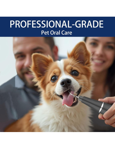 Kit de Limpieza Dental Ultrasónico para Perros Psytpusa - 9 Piezas