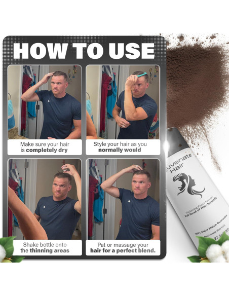 Fibras para Cabello Fino Castaño Rejuvenate Hair 27.5g