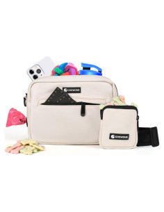 Bolsa Impermeable para Perros COOWONE con Dispensador Beige