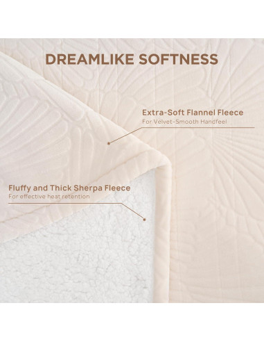 Manta Térmica Eléctrica Westinghouse Beige 50x60" 6 Niveles Calor